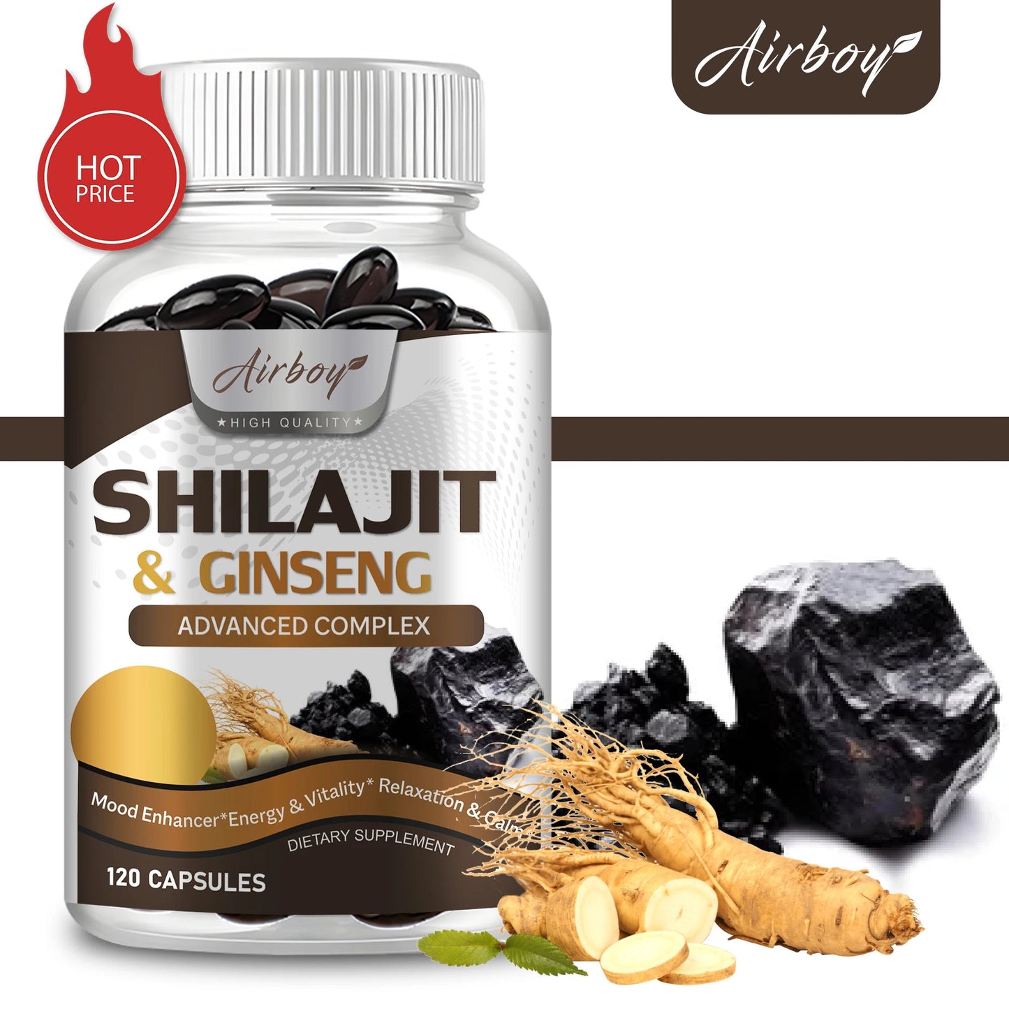 Shilajit & Ginseng Supplement