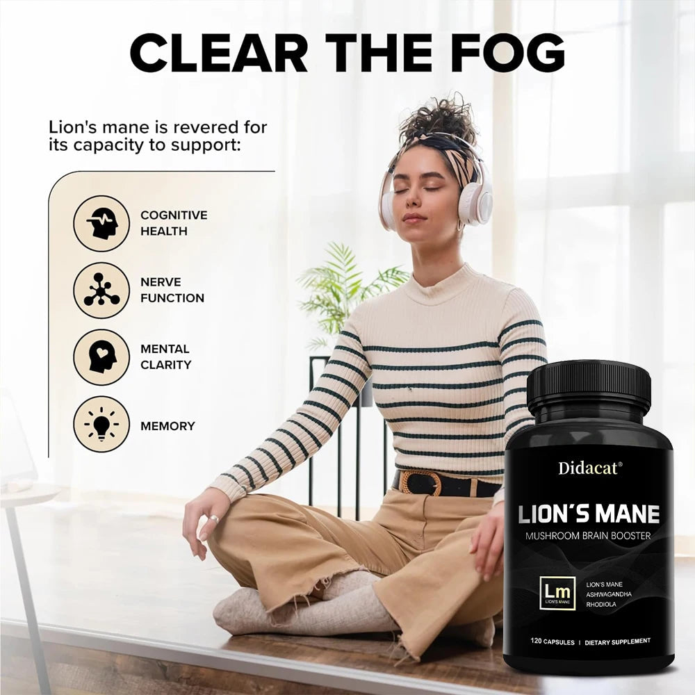 Lion's Mane Mushroom Capsules