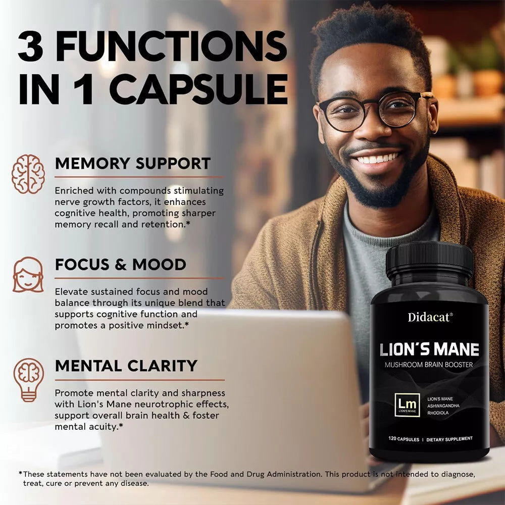 Lion's Mane Mushroom Capsules