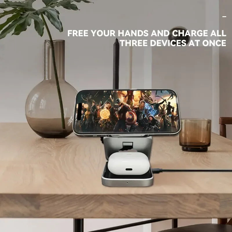 3 in 1 Magnetic Wireless Charger
