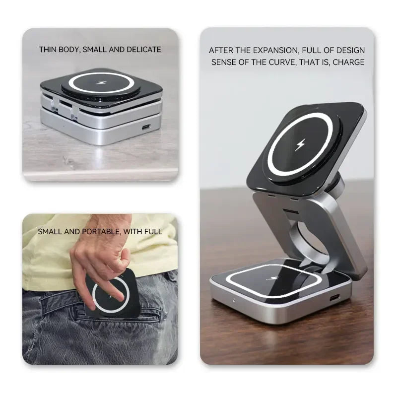 3 in 1 Magnetic Wireless Charger